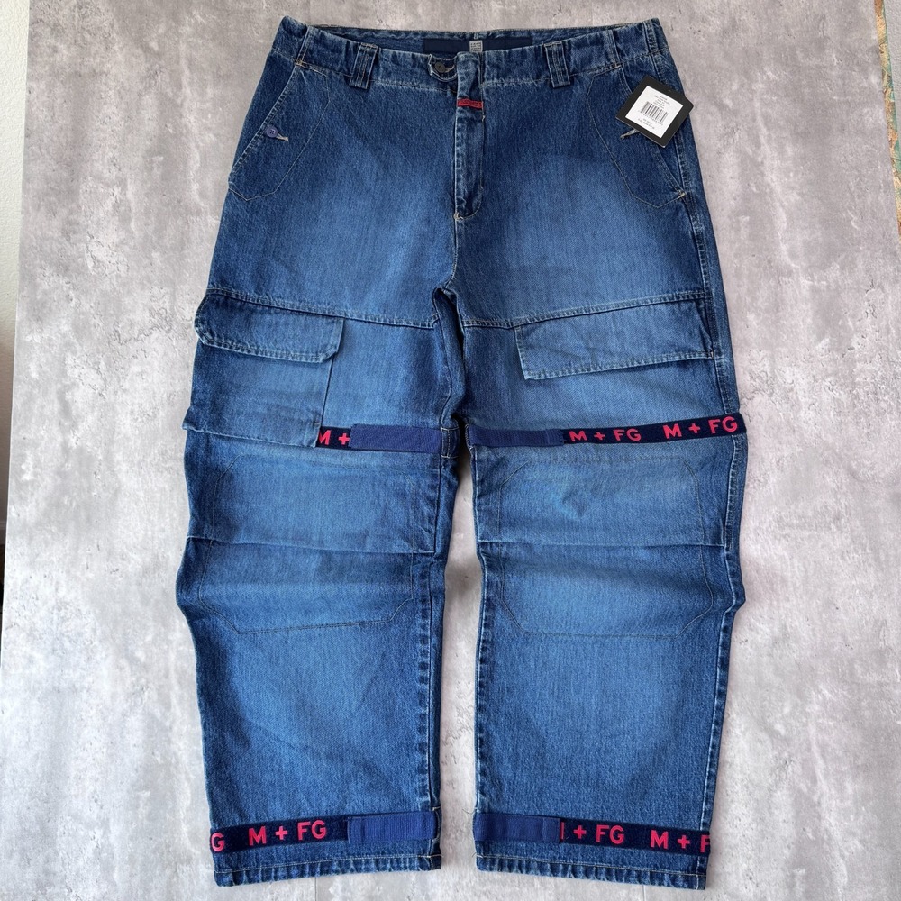 Vintage Marithe Francois Girbaud Shuttle Tape Jeans Mens 42 Baggy Wide Leg NWT